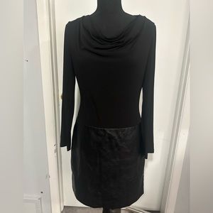 Calvin Klein Faux Leather Dress